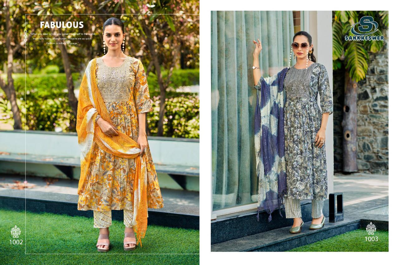 Dairy Milk Vol 1 By Sankheswer Capsule Foil Printed Kurti With Bottom Dupatta Orders In India